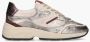 Piedi Nudi Talla 03-05 leren sneakers beige zilver - Thumbnail 2