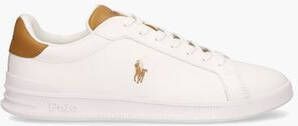 Polo ralph lauren Heritage Court Wit Cognac