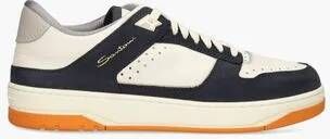 Santoni 21865 Off-White Donkerblauw