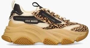 Steve Madden Possession-E Off-White Bruin Zwart