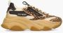 STEVE MADDEN PossessionL-E Leopard Beige Mesh Lage sneakers Dames - Thumbnail 3