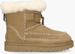 UGG Vachtlaarzen Dames Classic Mini Alpine Maat: 37 Materiaal: Suède Kleur: Cognac