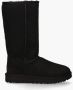 Ugg Enkelboot van schapenvacht met overlock-stiksels Black Dames - Thumbnail 2