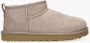 Ugg Klassieke Ultra Mini Winter Schoenen Beige Dames - Thumbnail 2