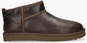 UGG Vachtlaarzen Heren Classic Ultr Mini Lthr Maat: 44 Materiaal: Leer Kleur: Bruin