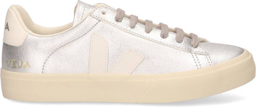 VEJA Campo Chromefree Leather Zilver