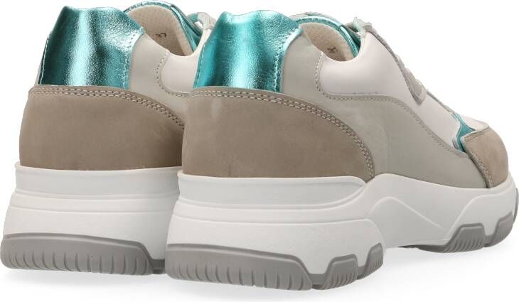 Monique Smit Kim sneaker white aqua