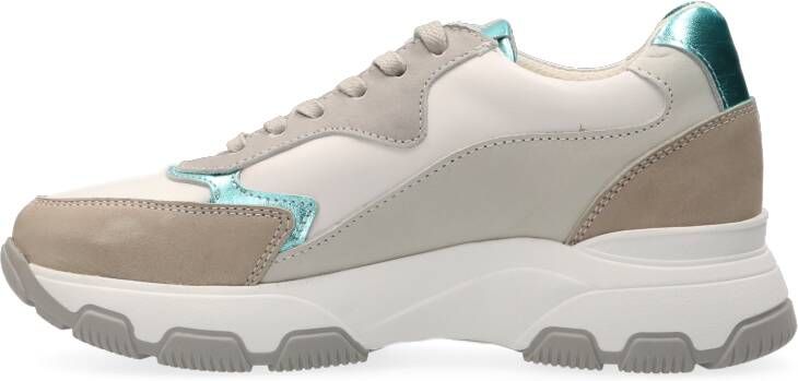 Monique Smit Kim sneaker white aqua