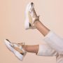 Monique Smit Kim sneaker white gold - Thumbnail 3