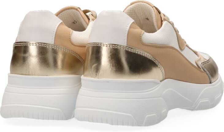 Monique Smit Kim sneaker white gold