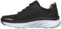 Skechers D'Lux Walker 232044 BKW Mannen Zwart Sneakers Sportschoenen - Thumbnail 3