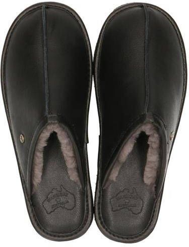 Warmbat Barron pantoffel leer