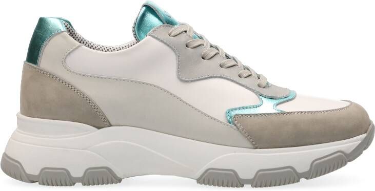 Monique Smit Kim sneaker white aqua