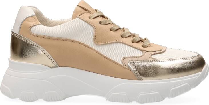 Monique Smit Kim sneaker white gold