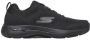 Skechers GO WALK ARCH FIT-IDYLLIC Mens Black Black - Thumbnail 3