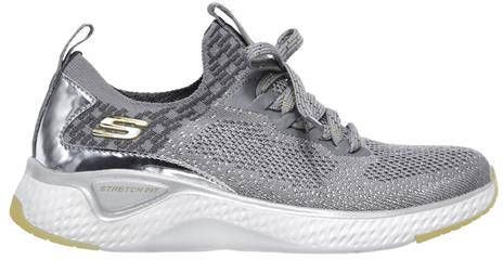 Skechers Solar Fuse Gravity Experience Dames Sneakers Grijs