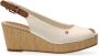 Tommy Hilfiger Sandaaltjes ICONIC ELBA SLING BACK WEDGE zomerschoen sandaal keilhak met jute bekleding - Thumbnail 40