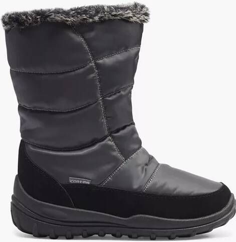 Cortina Grijze snowboot imitatiebont