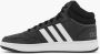 Adidas SPORTSWEAR Hoops 3.0 Mid Sneakers Core Black Ftwr White Grey Six - Thumbnail 4