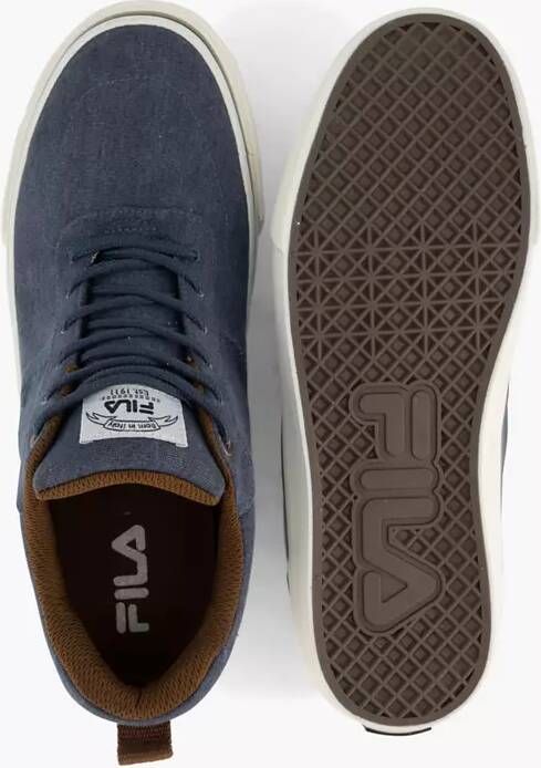 Fila Blauwe canvas sneaker