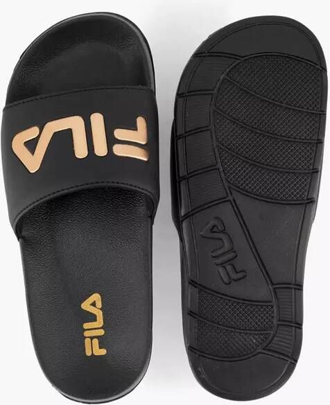 Fila Zwarte badslipper