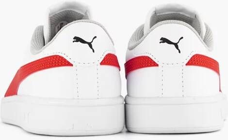 Puma smash v2 l v sneakers wit rood kinderen - Foto 7