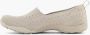 Skechers Beige knitted instapper memory foam - Thumbnail 4