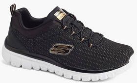 Skechers Zwarte slip-on sneaker memory foam