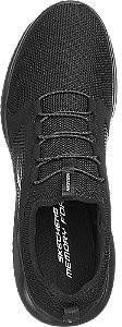 Skechers Zwarte sneaker elastische veter