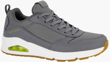 Skechers Uno Fastime heren sneakers grijs Extra comfort Memory Foam - Foto 3