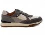 Australian Frederico Lage sneakers Leren Sneaker Heren Grijs - Thumbnail 4