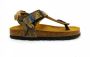 Develab Mannen Nubuck Camouflage Sandalen Jongensschoenen 48179 Khaki - Thumbnail 3