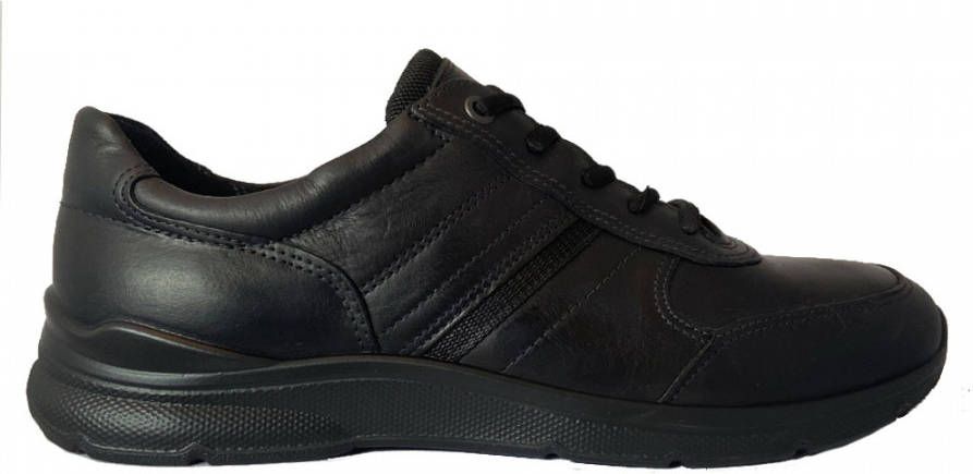 Ecco Zwarte Veterschoenen Irving