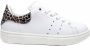 Gattino Witte Veterschoenen Leopard Glitter - Thumbnail 1