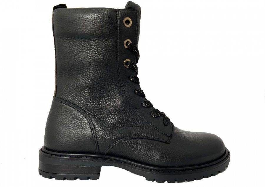 Kipling Zwarte Veterboots Forio