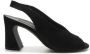 PAUL GREEN Slingbacks Dames 6038 Maat: 38 5 Materiaal: Suède Kleur: Zwart - Thumbnail 6