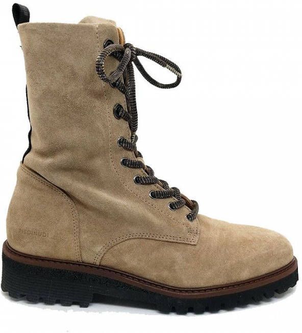 Piedi Nudi Beige Veterschoenen