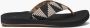 Reef Spring Woven Teenslippers Zomer slippers Dames Zwart - Thumbnail 7