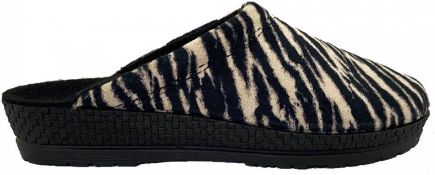 Rohde Zwarte Pantoffels Zebra