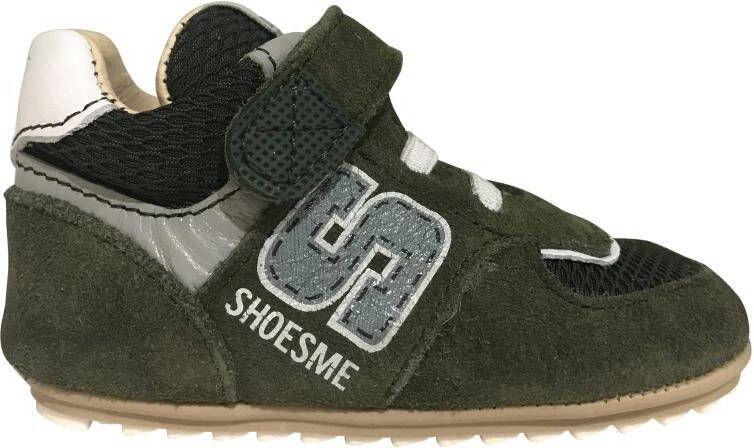 ShoesMe Groene Veterschoenen Flex Babyproof