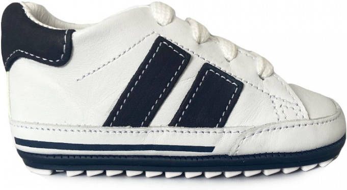 ShoesMe Witte Veterschoenen Babyproof Flex