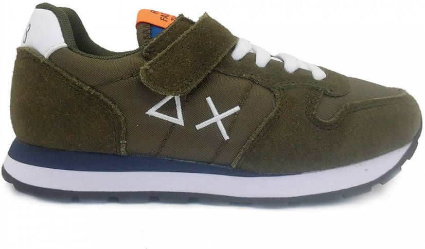 SUN68 Groene Sneakers Kids Tom Solid