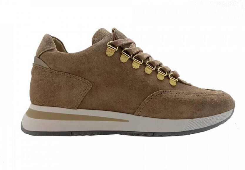 Via Vai Beige Sneakers Sierra Noisette