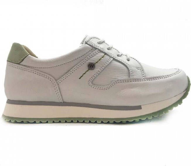 Wolky Witte Veterschoenen E Walk Nappa