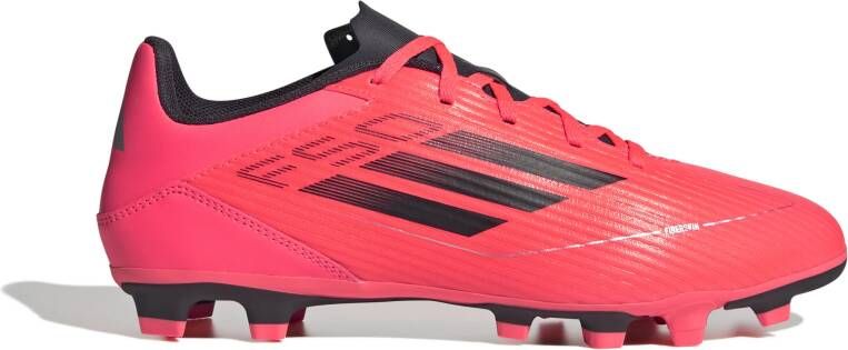 Adidas F50 Club Gras Kunstgras Voetbalschoenen (FxG) Felrood Zwart Zilver