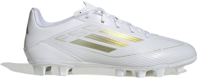 Adidas F50 Club Gras Kunstgras Voetbalschoenen (FxG) Wit Goud