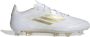 Adidas F50 Elite Gras Voetbalschoenen (FG) Wit Goud - Thumbnail 1