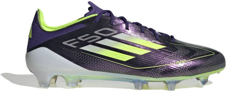 Adidas F50 Elite Limited Edition Gras Voetbalschoenen FG Paars Wit Geel Schoenen