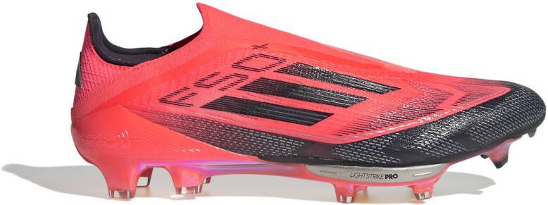 adidas F50+ Gras Voetbalschoenen (FG) Felrood Zwart Zilver