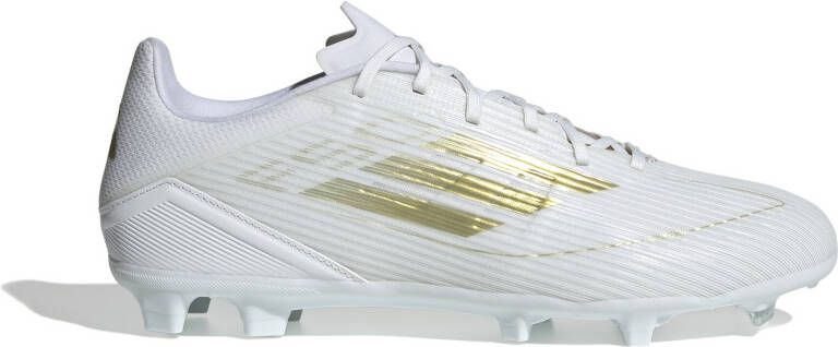 adidas F50 League Gras Voetbalschoenen (FG) Wit Goud